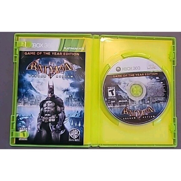 Xbox 360 Batman: Arkham Asylum - Game of the Year Edition 2010 CIB Tested - Picture 3 of 4